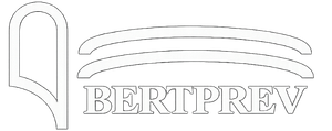Logo branco do BERTPREV em fundo transparente.