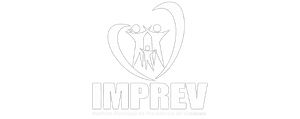 Logo branco do IMPREV – Instituto Municipal de Previdência de Viradouro em fundo transparente.