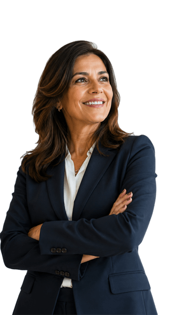 Mulher profissional representando experiência, conhecimento e compromisso com a gestão dos RPPS.
